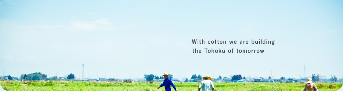 with cotton we are building the Tohoku of tomorrow