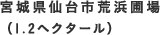 宮城県仙台市荒浜圃場（1.2ヘクタール）